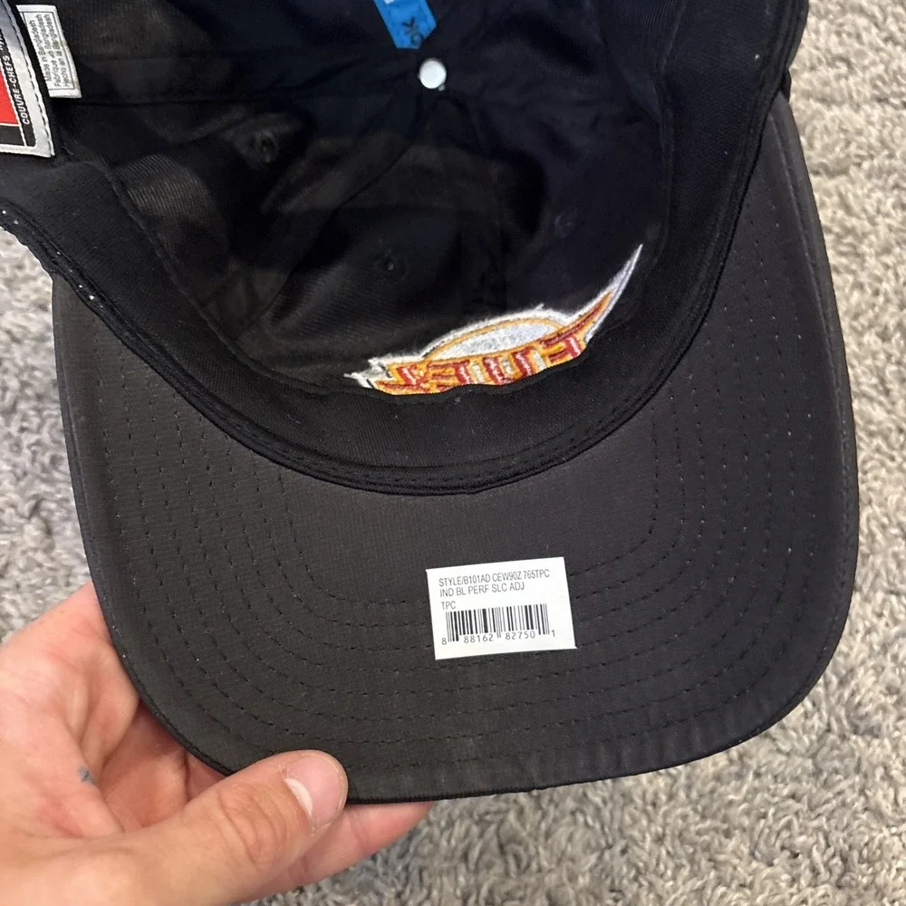 Indy Fuel Hat Reebok Center Ice ONE SIZE FITS ALL Baseball Cap Red Black ECHL